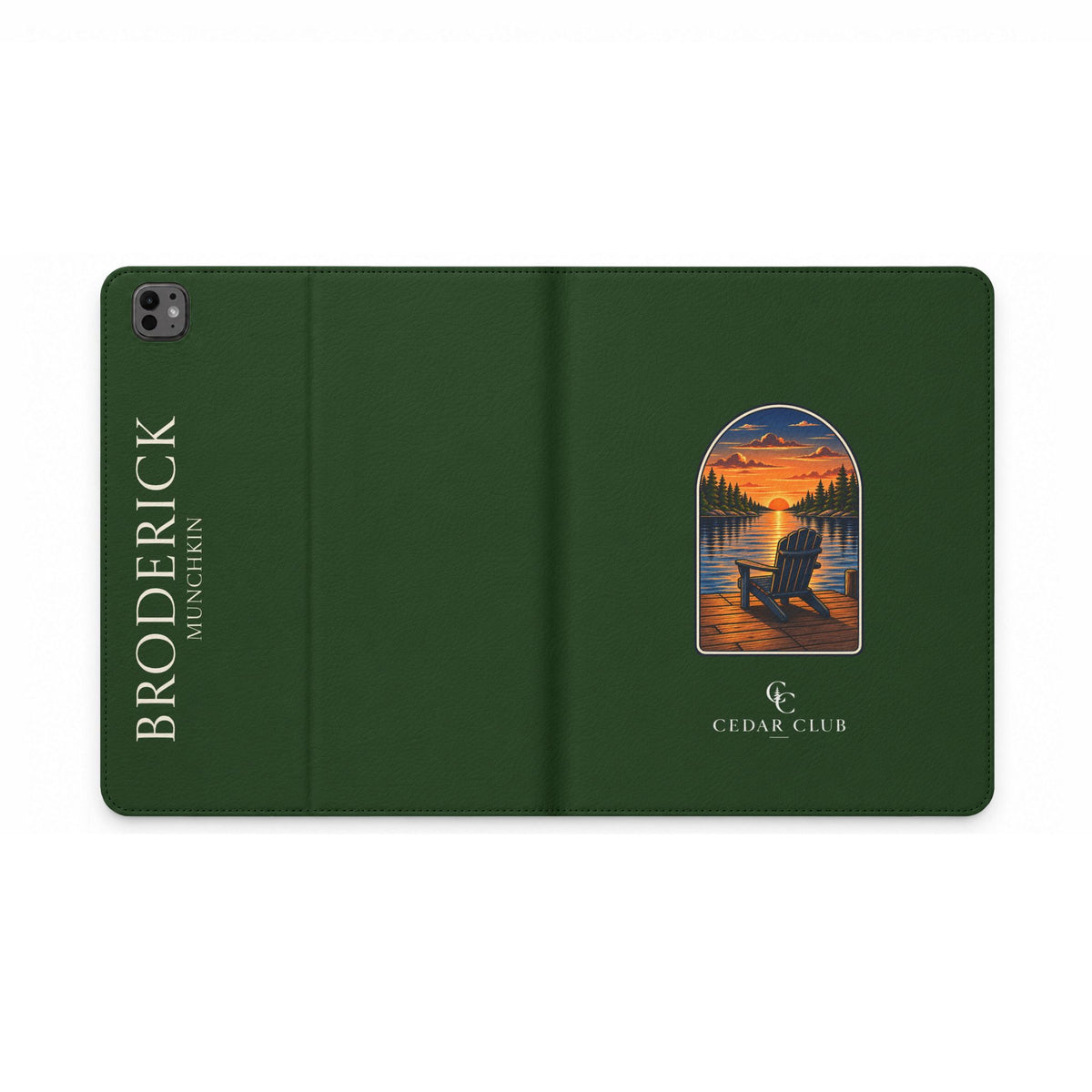 Personalized Tablet Folio Case — Lakeside Moments Design