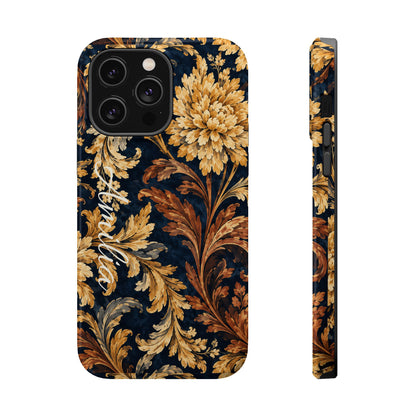 Floral Baroque Magnetic Impact-Resistant Phone Case