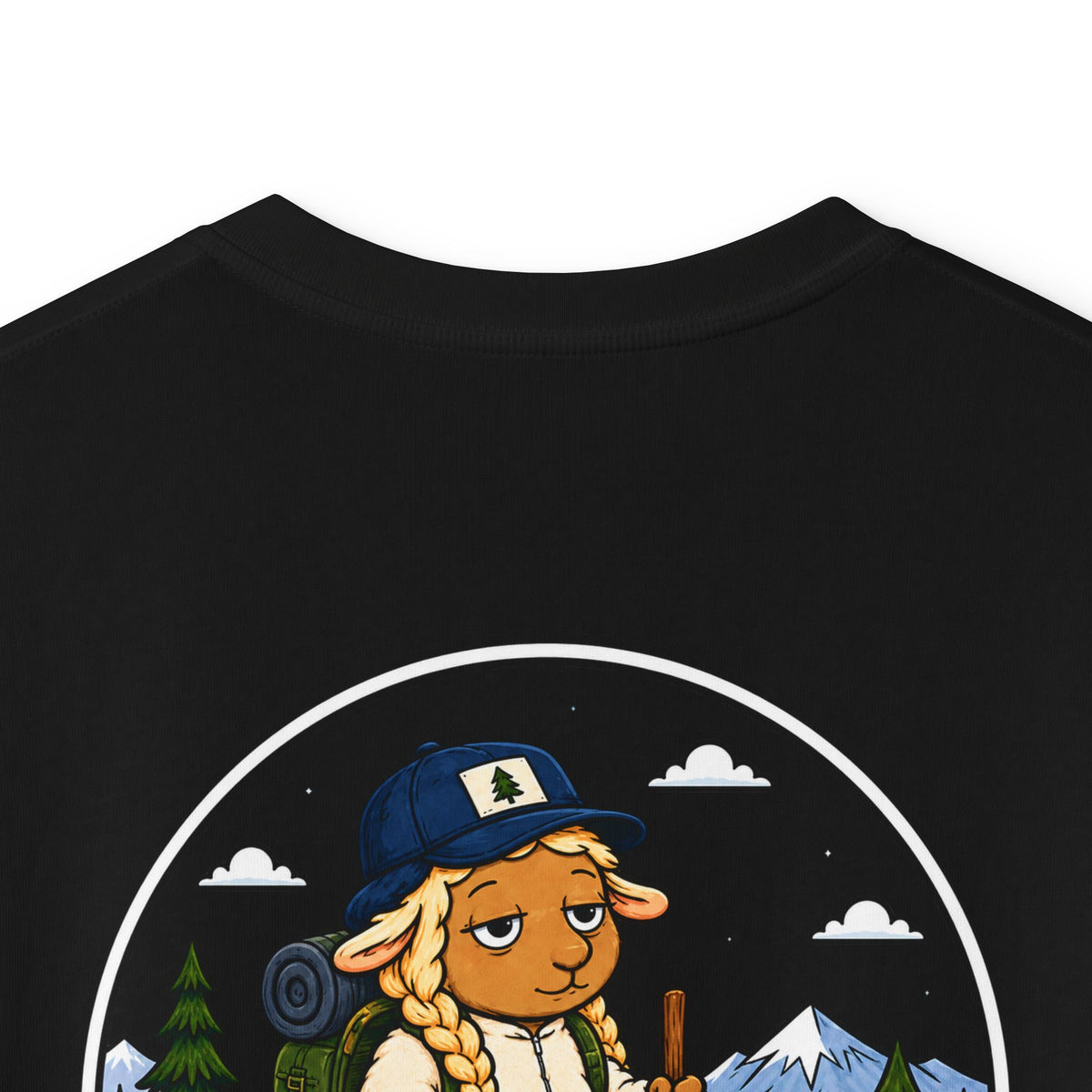Hiking Sheep Kids T-shirt