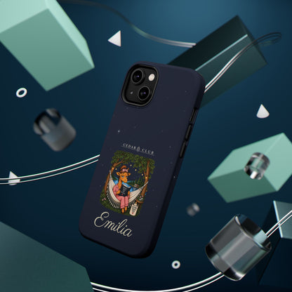 Personalized Resting Beach Face Phone Case — Magnetic Impact-Resistant