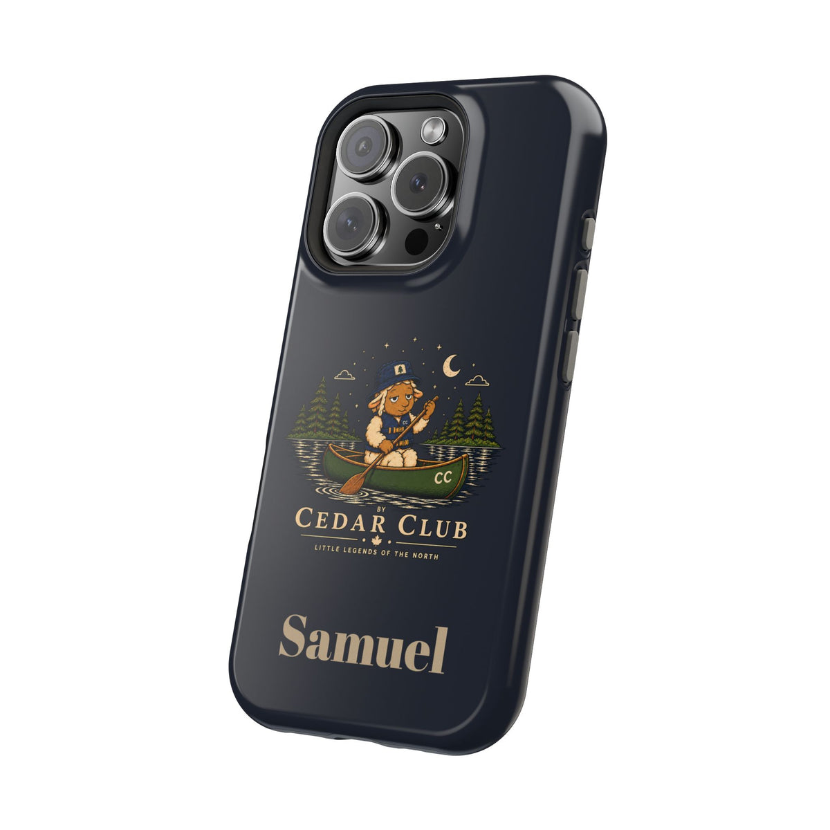 Personalized Canoeing Sheep Phone Case — Magnetic Impact-Resistant