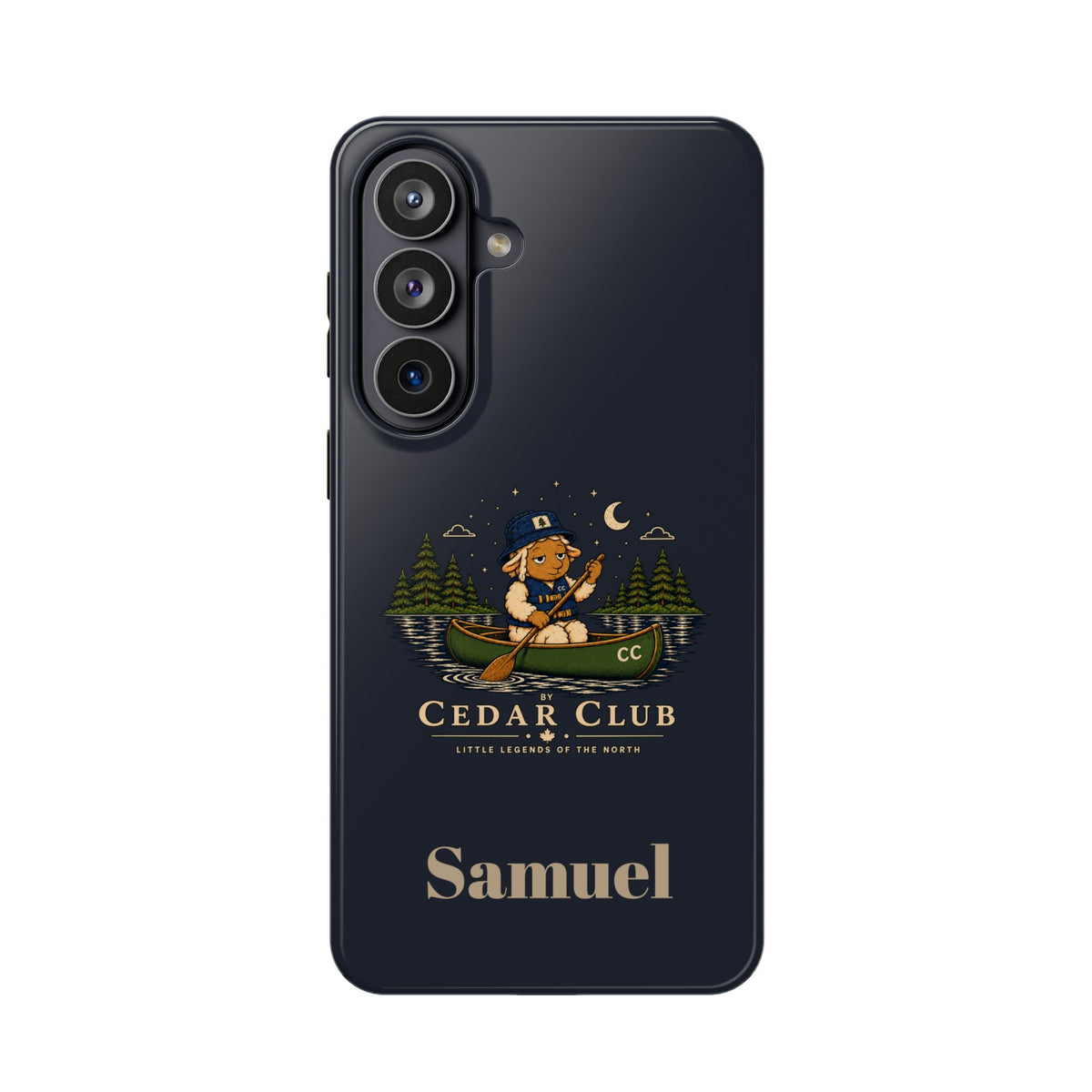 Personalized Canoeing Sheep Phone Case — Magnetic Impact-Resistant