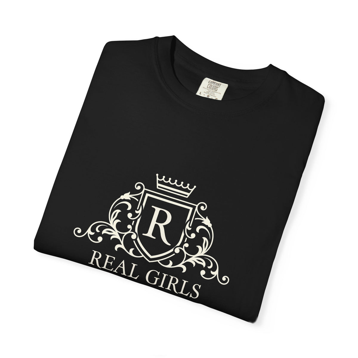 Blue Stripe Crest Graphic T-Shirt