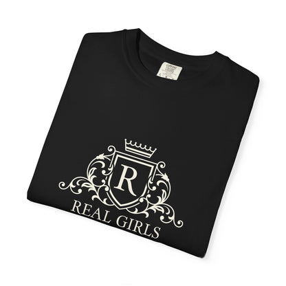 Blue Stripe Crest Graphic T-Shirt
