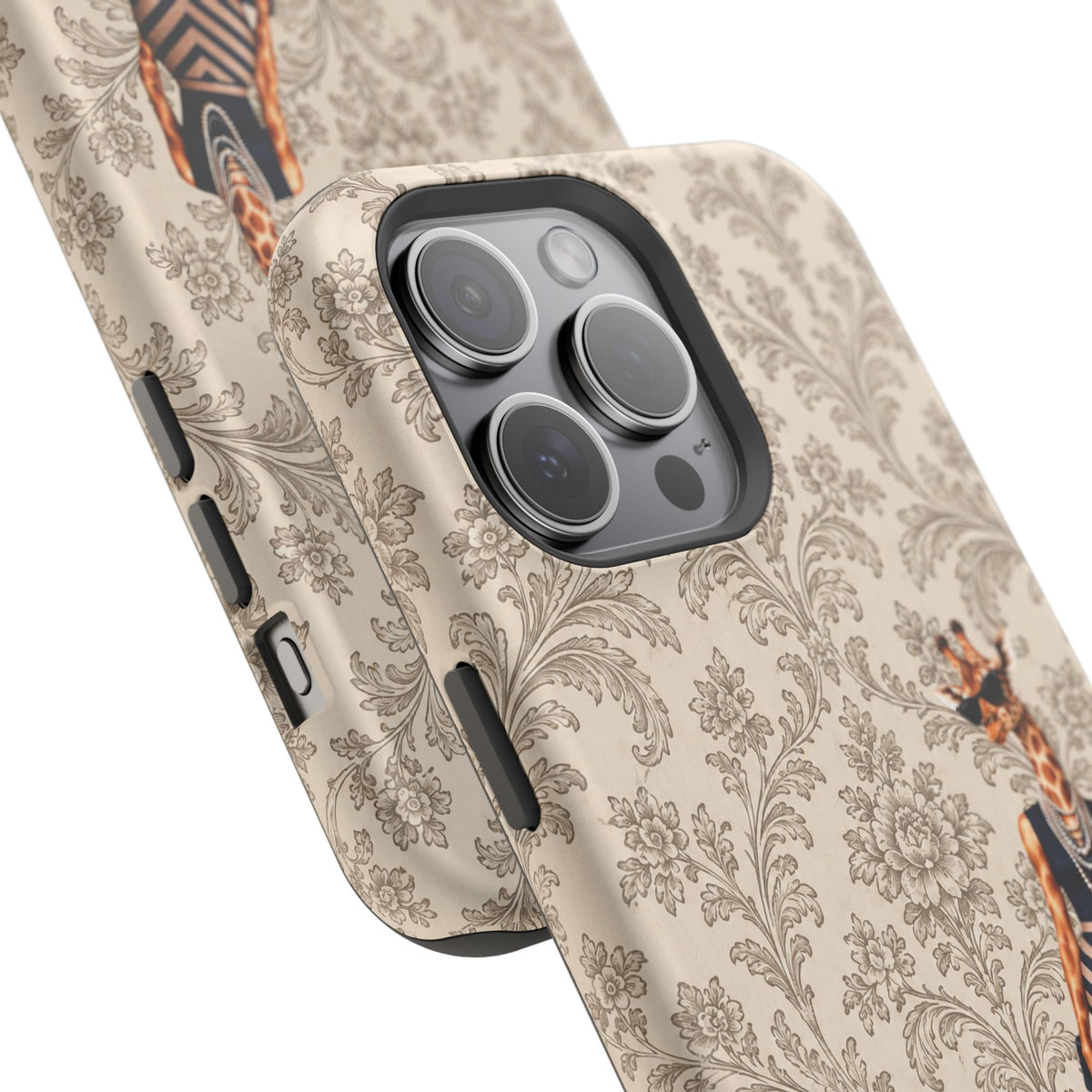 Personalized Giraffe Phone Case — Leopard Print Magnetic Impact-Resistant