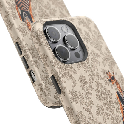 Personalized Giraffe Phone Case — Leopard Print Magnetic Impact-Resistant