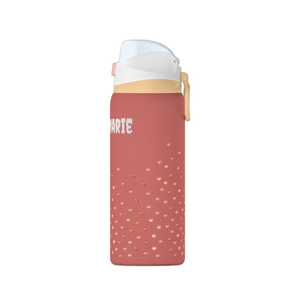 Personalized 32oz Insulated Water Bottle — Pumpkins