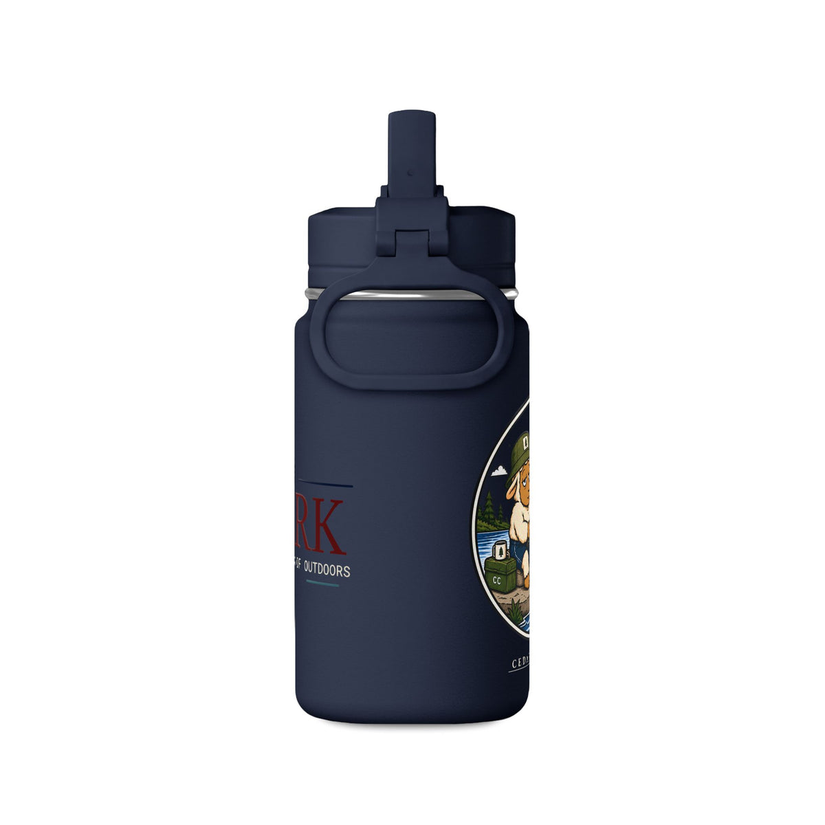 Fisher Sheep Mini Water Bottle — 14oz Kids/Travel Bottle