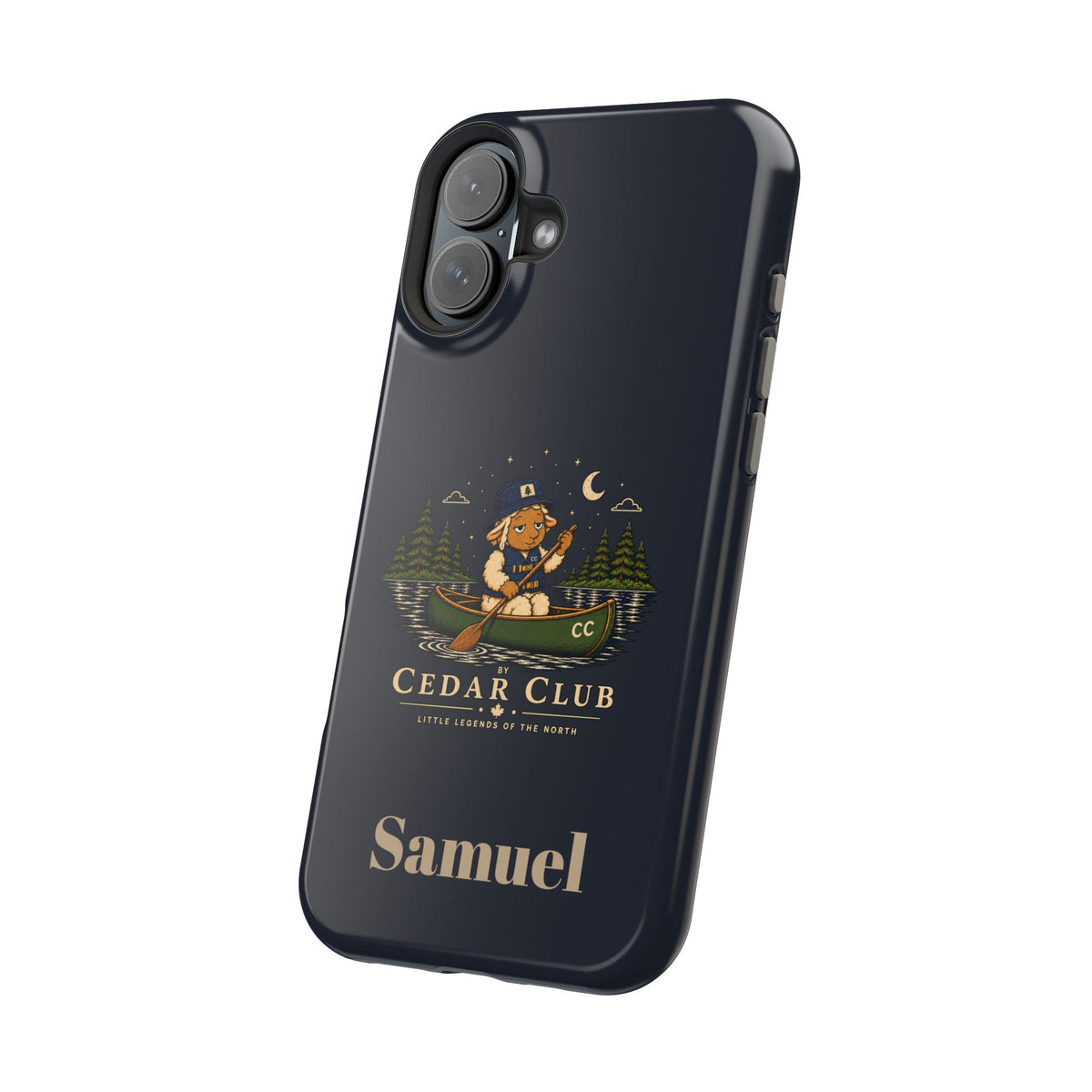 Personalized Canoeing Sheep Phone Case — Magnetic Impact-Resistant