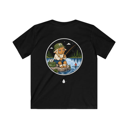 Fishing Sheep Kids T-shirt