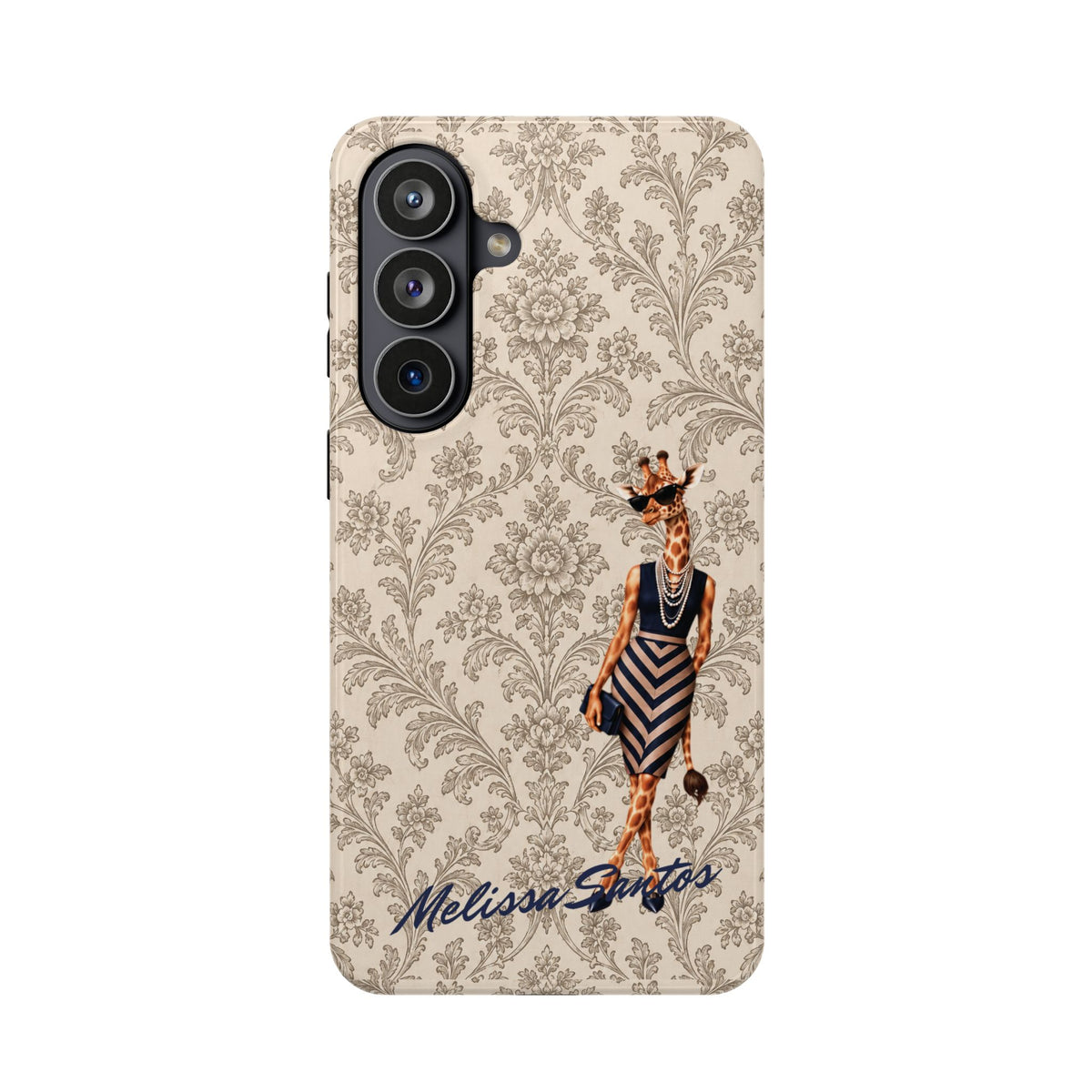 Personalized Giraffe Phone Case — Leopard Print Magnetic Impact-Resistant