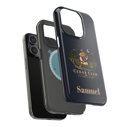 Personalized Canoeing Sheep Phone Case — Magnetic Impact-Resistant