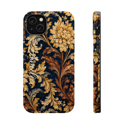 Floral Baroque Magnetic Impact-Resistant Phone Case