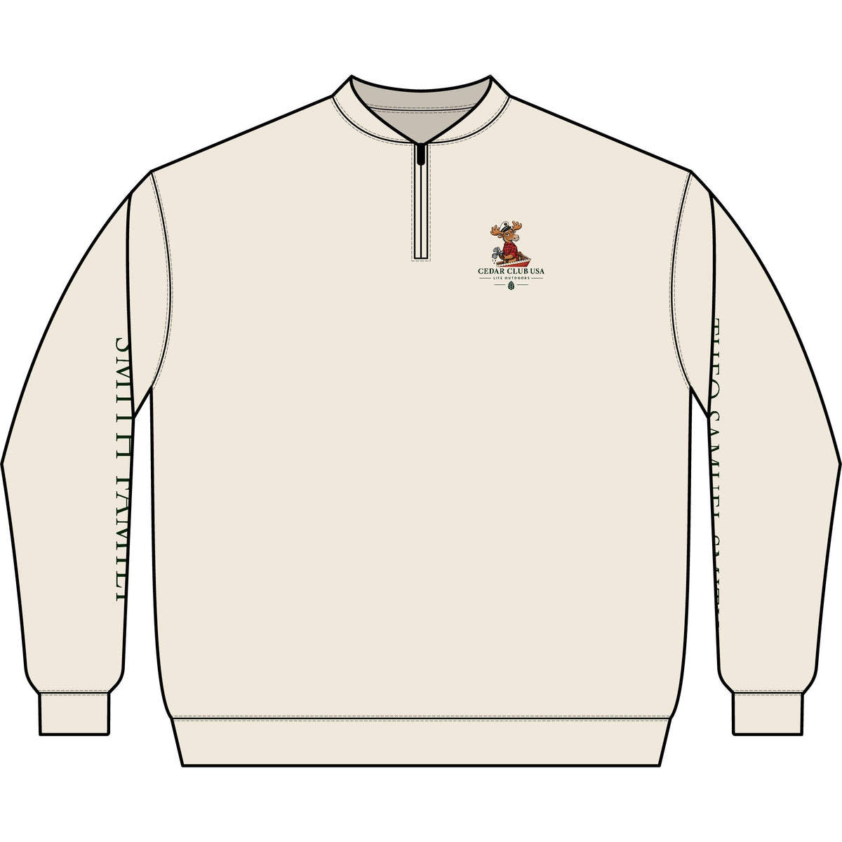 Captain By Experience Q-Zip Sweatshirt