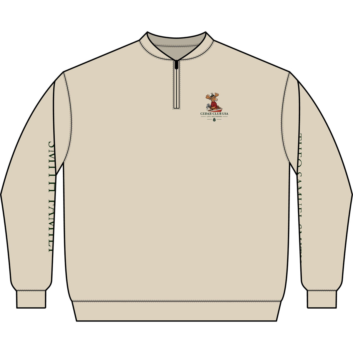 Captain By Experience Q-Zip Sweatshirt