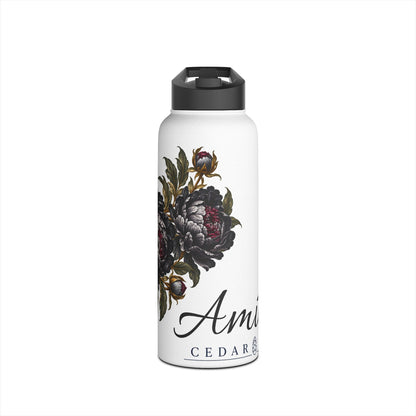 Floral Stainless Steel Water Bottle