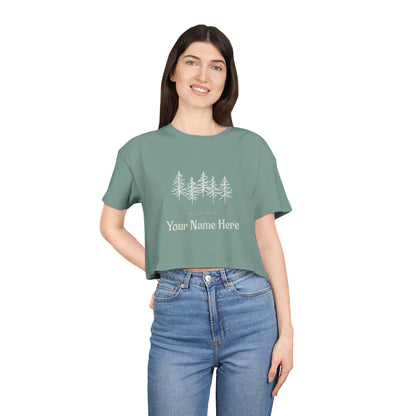 Personalized Crop Tee