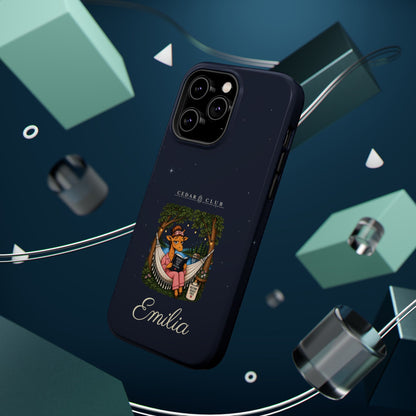 Personalized Resting Beach Face Phone Case — Magnetic Impact-Resistant
