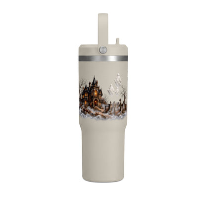 Halloween Ghost Haunted House 32oz Travel Tumbler