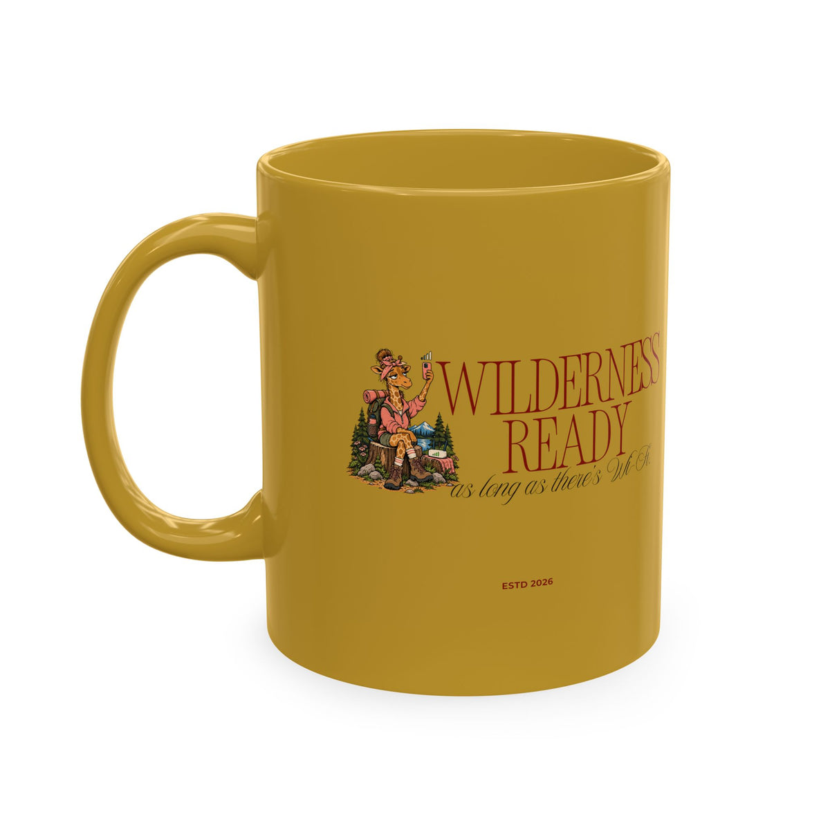 Traditional Ceramic Mug - Wilderness Ready