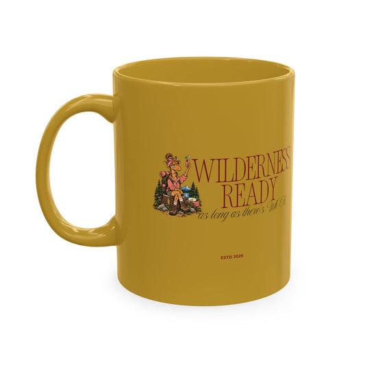 Traditional Ceramic Mug - Wilderness Ready