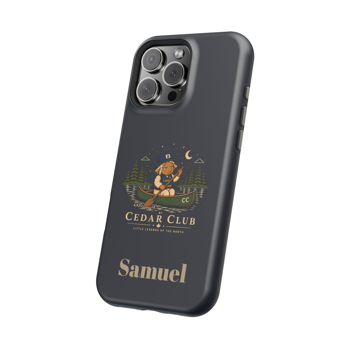 Personalized Canoeing Sheep Phone Case — Magnetic Impact-Resistant