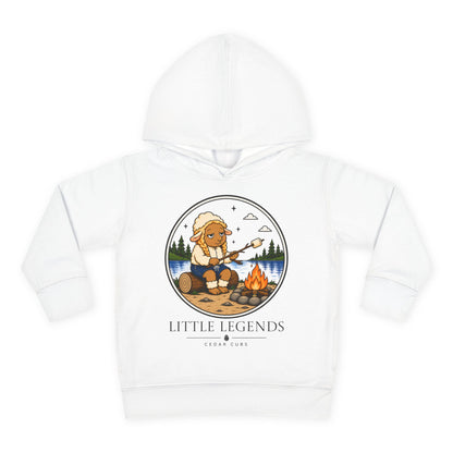 Toddler Hoodie — 'Little Legends' Campfire Design | Cedar Cubs Personalized Pullover