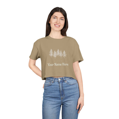 Personalized Crop Tee