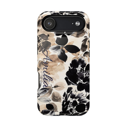 Floral Watercolor Magnetic Impact Phone Case