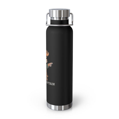 Copper Vacuum Insulated Bottle, 22oz - Trust the Captain