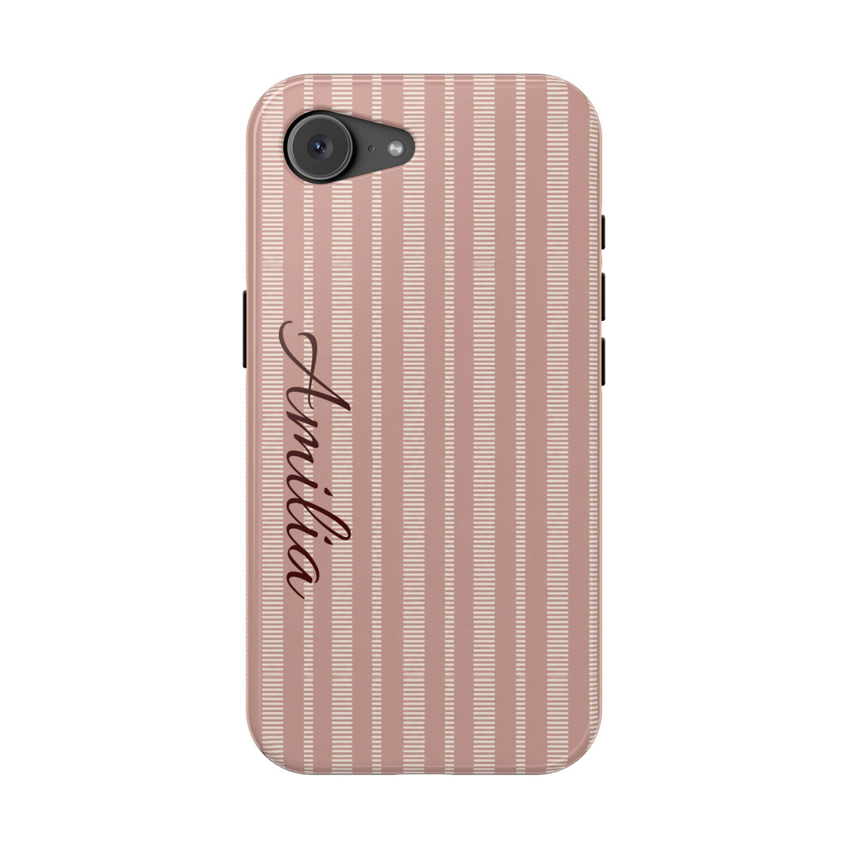 Striped Personalized Phone Case — Magnetic Impact-Resistant