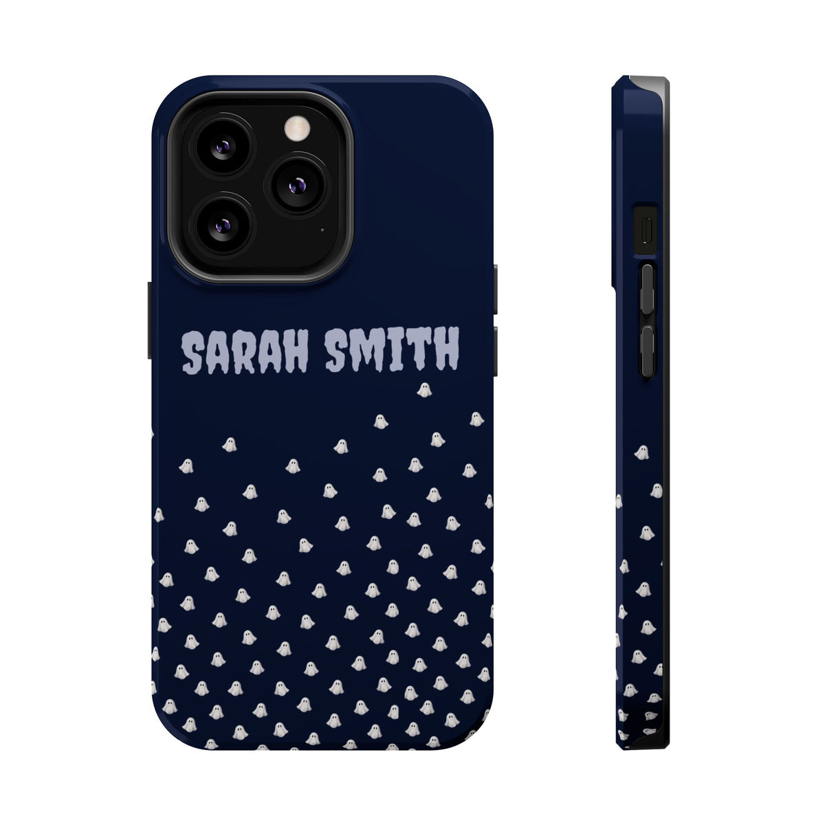 Halloween Ghost Magnetic Impact Phone Case — Custom Name