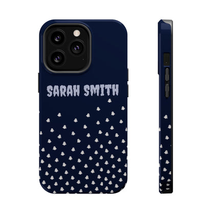 Halloween Ghost Magnetic Impact Phone Case — Custom Name