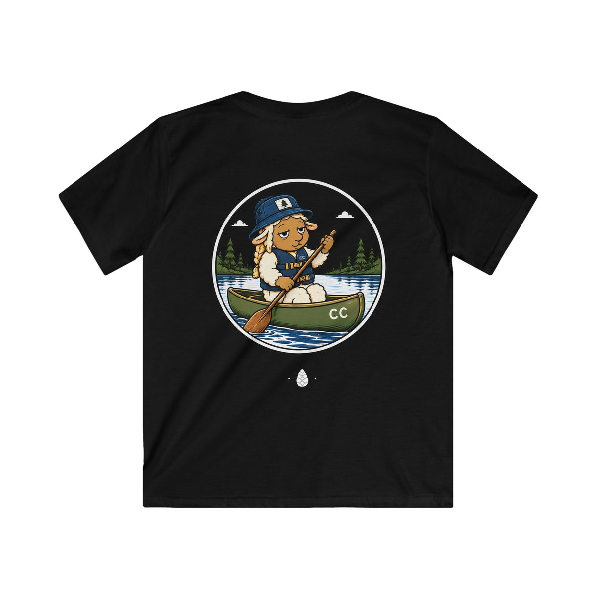 Canoe Sheep Kids T-shirt