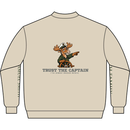 Trust The Captain Q-Zip Sweatshirt