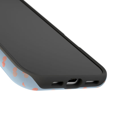 Personalized Polka Dot Magnetic Phone Case — Impact-Resistant iPhone Cover with Name