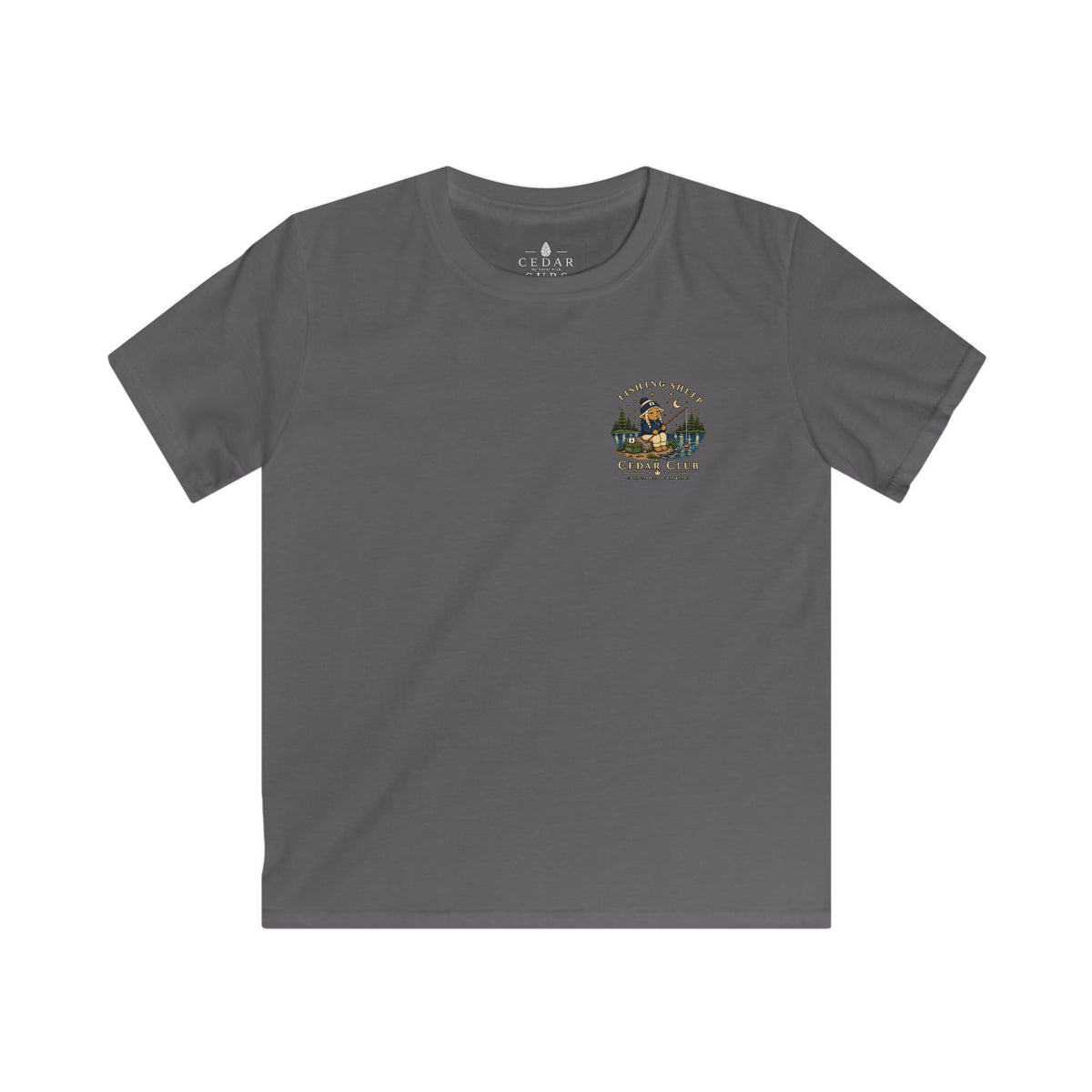 Fishing Sheep Kids T-shirt