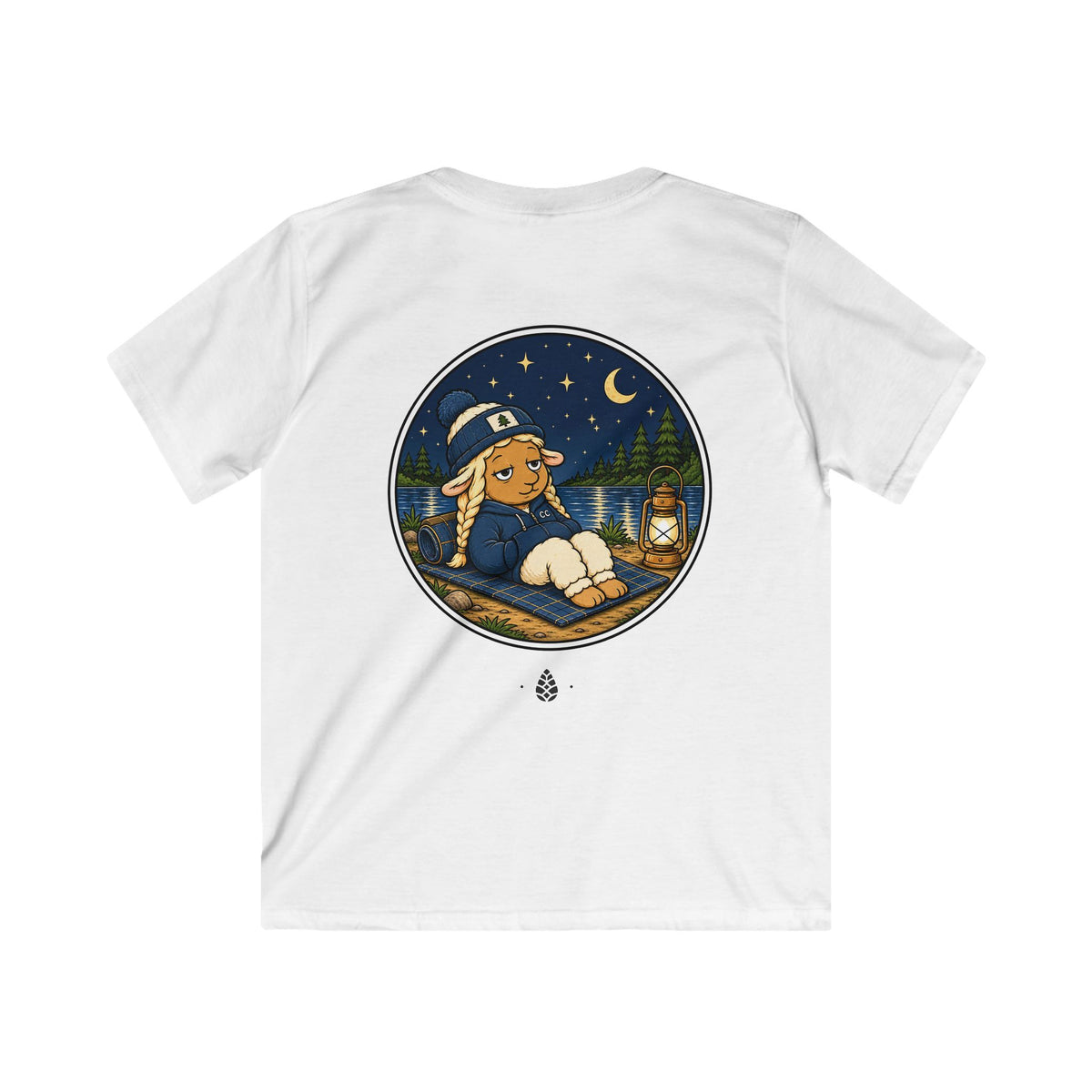 Stargazing Sheep Kids T-shirt