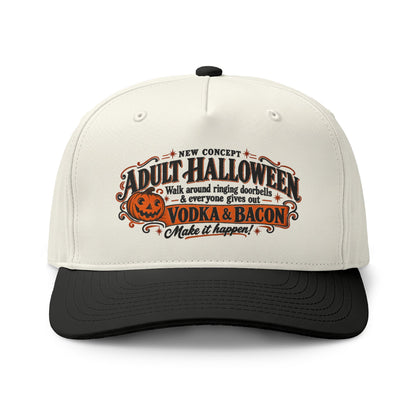 Adult Halloween Vodka & Bacon Two-Tone Cap