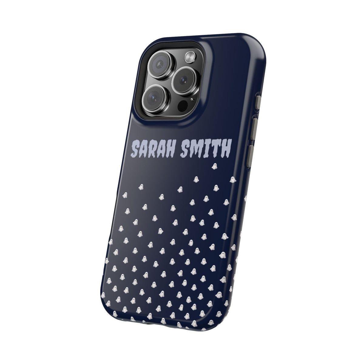Halloween Ghost Magnetic Impact Phone Case — Custom Name