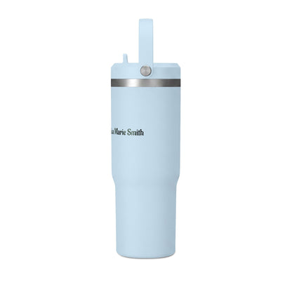 Personalized Custom Black Travel 32oz Tumbler