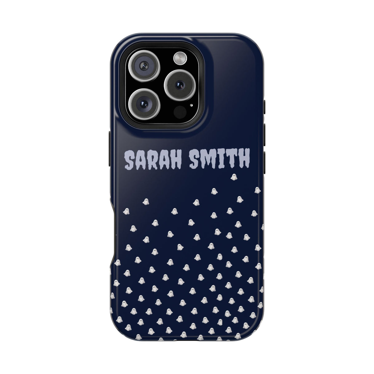 Halloween Ghost Magnetic Impact Phone Case — Custom Name