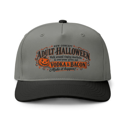Adult Halloween Vodka & Bacon Two-Tone Cap