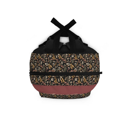 Cedar Club Floral Backpack — Vintage Botanical Daypack