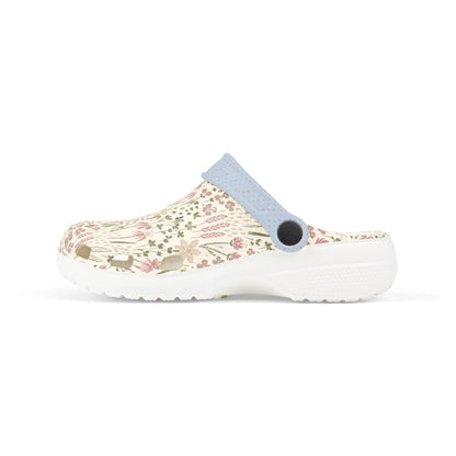 Kids’ Floral Garden Foam Clogs
