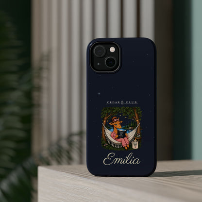 Personalized Resting Beach Face Phone Case — Magnetic Impact-Resistant