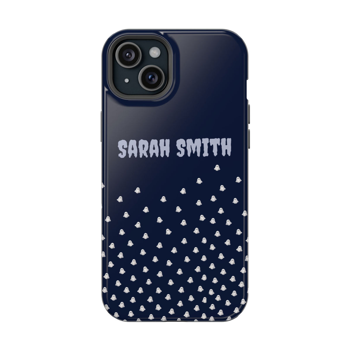 Halloween Ghost Magnetic Impact Phone Case — Custom Name