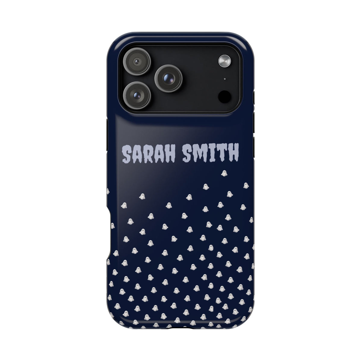 Halloween Ghost Magnetic Impact Phone Case — Custom Name