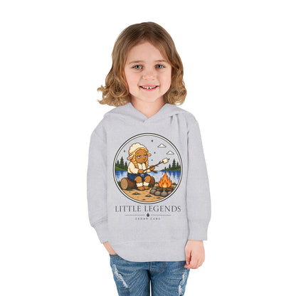 Toddler Hoodie — 'Little Legends' Campfire Design | Cedar Cubs Personalized Pullover