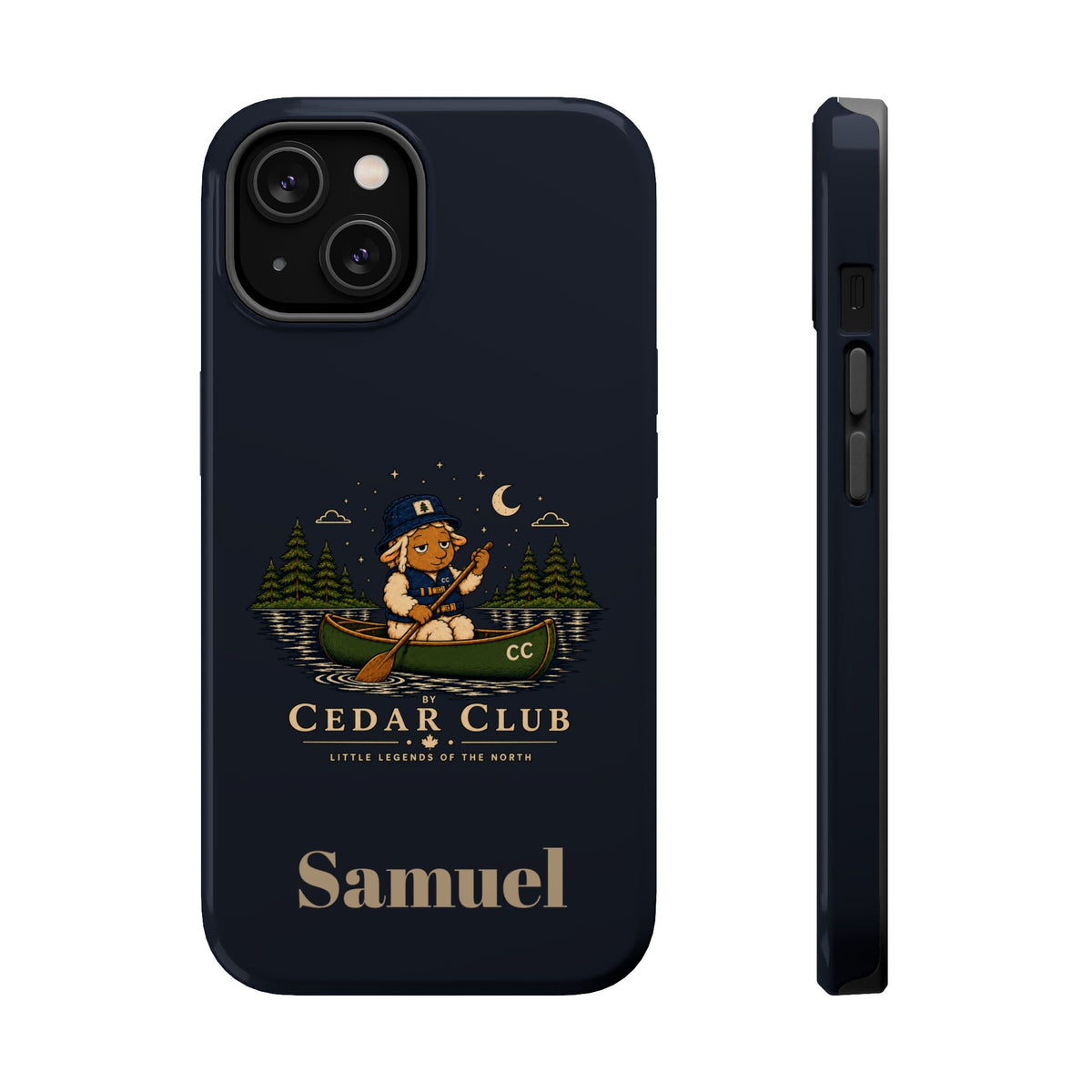 Personalized Canoeing Sheep Phone Case — Magnetic Impact-Resistant